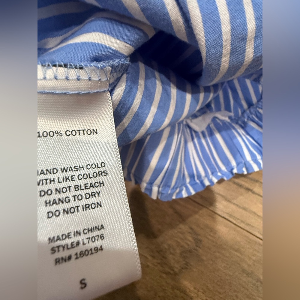 Shop Talulah Nantucket Striped Cotton Set - Picture 11 of 12